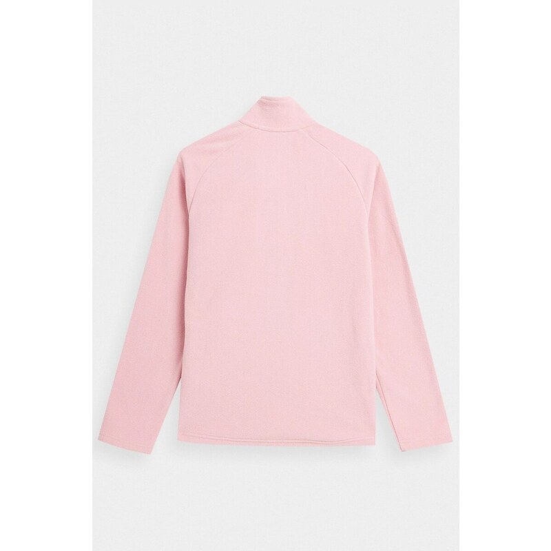 Kesi 4F Regular Women's Stand Collar Fleece 4FAW23TFLEF146-65S Pink