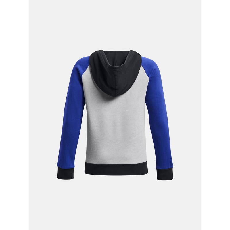 Under Armour Pulover UA Rival Fleece Script CB HD-BLU - Kluci