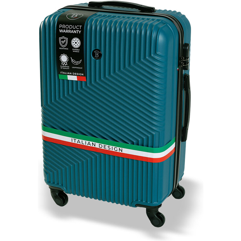 Cestovní kufr BERTOO Milano - zelený M
