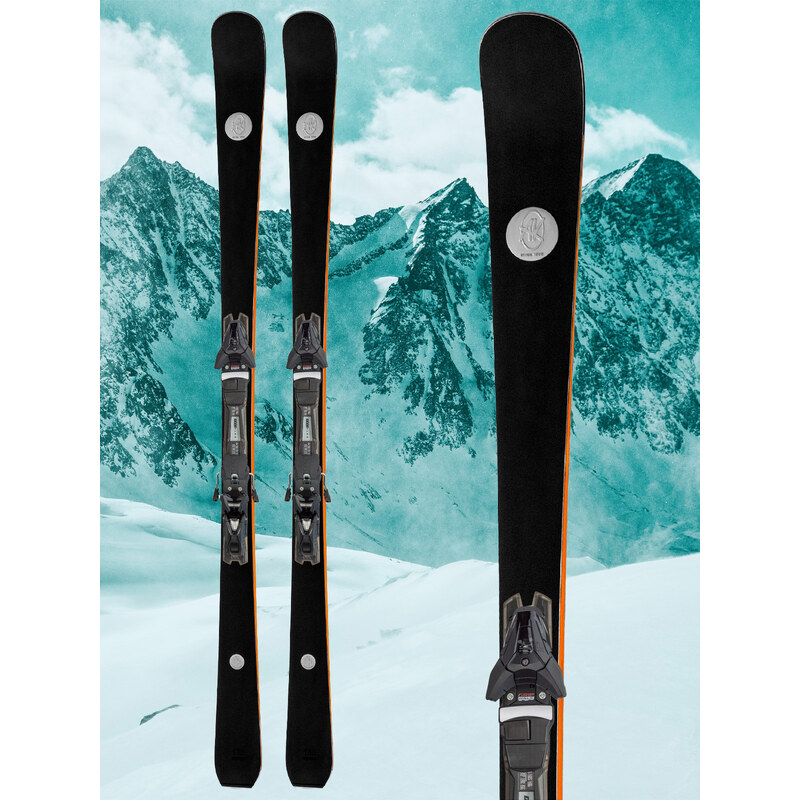 Sjezdové lyže AK Ski ORANGE.ORIGINAL + vázání Salomon Z12 GW