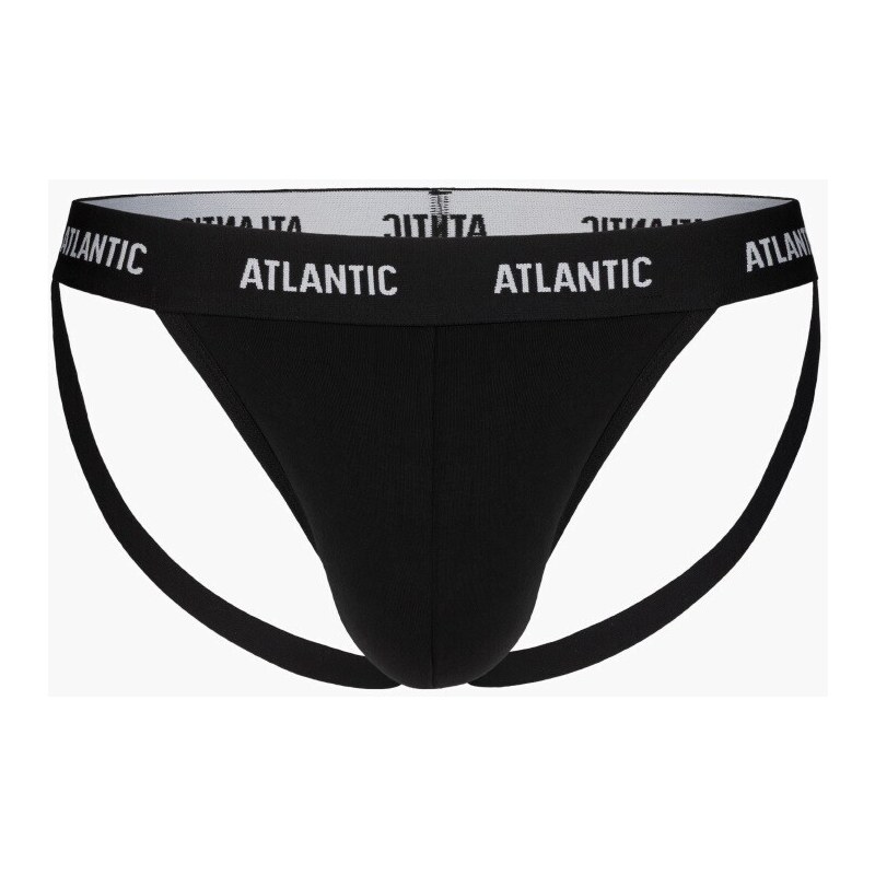 Jockstrap pánské slipy ATLANTIC - černé