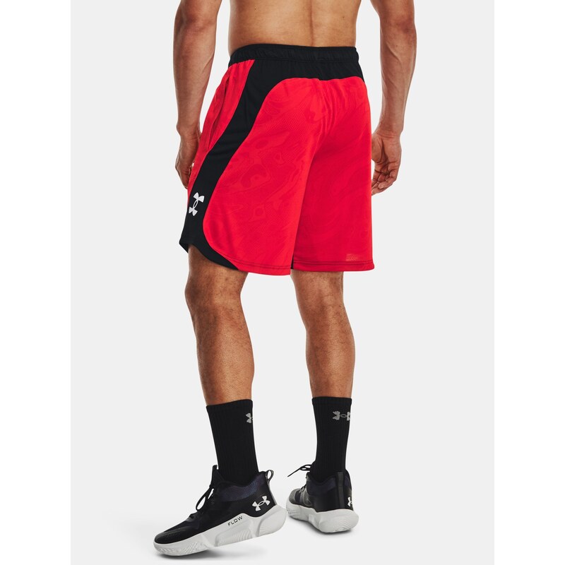 Under Armour Kraťasy UA Heatwave Hoops Short-RED - Pánské