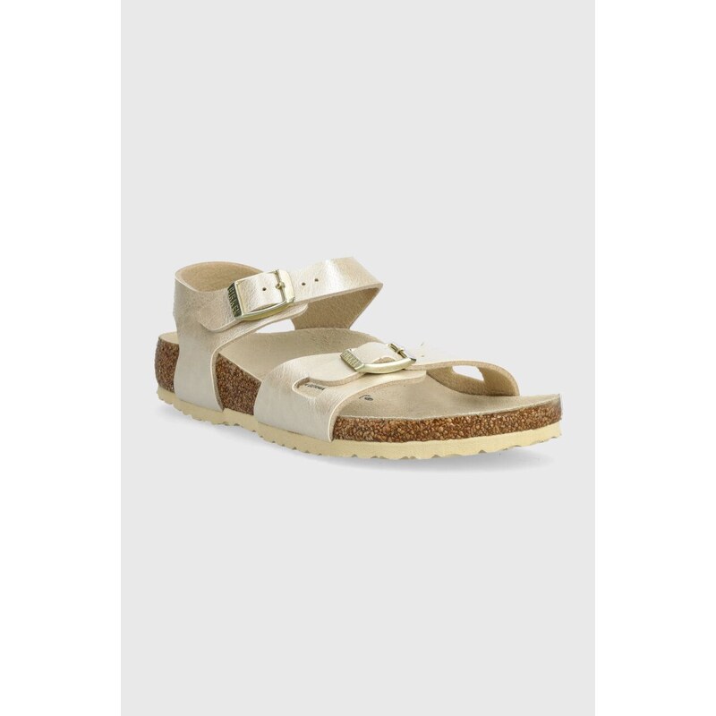 Dětské sandály Birkenstock Rio Kids BF béžová barva