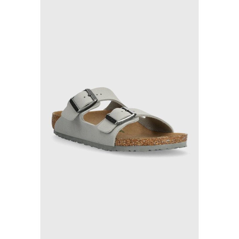 Dětské pantofle Birkenstock Arizona Kids BFBC šedá barva