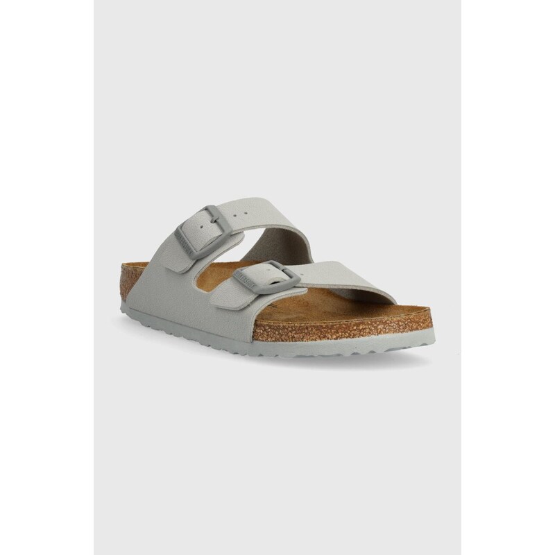 Pantofle Birkenstock Arizona dámské, šedá barva, 1027696