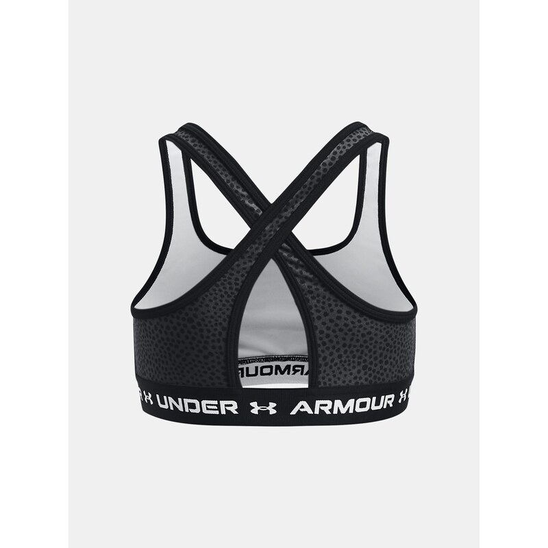 Under Armour Podprsenka G Crossback Mid Printed-BLK - Holky