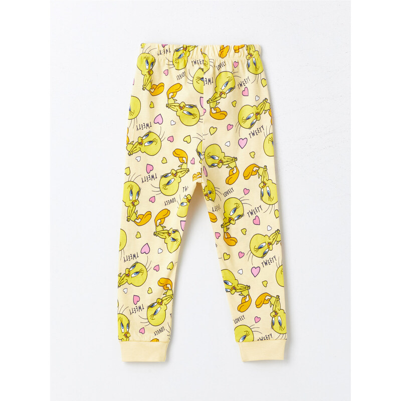 LC Waikiki Tweety Printed Baby Girl Pajamas Set