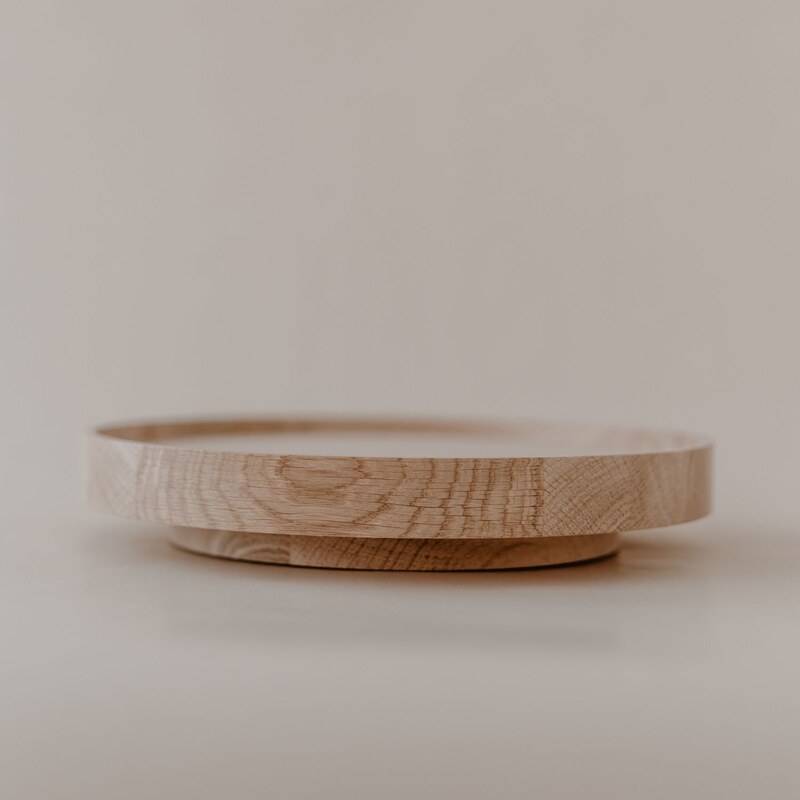 Eulenschnitt Otočný tác Oak Wood Coffeelover 28 cm