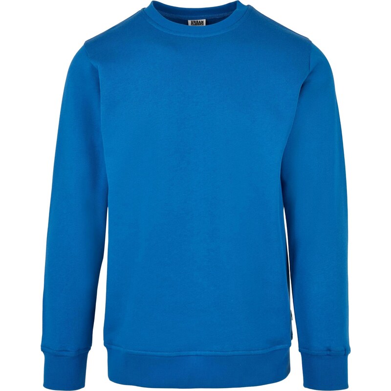 Urban Classics Organic Basic Crew sportovní modrá