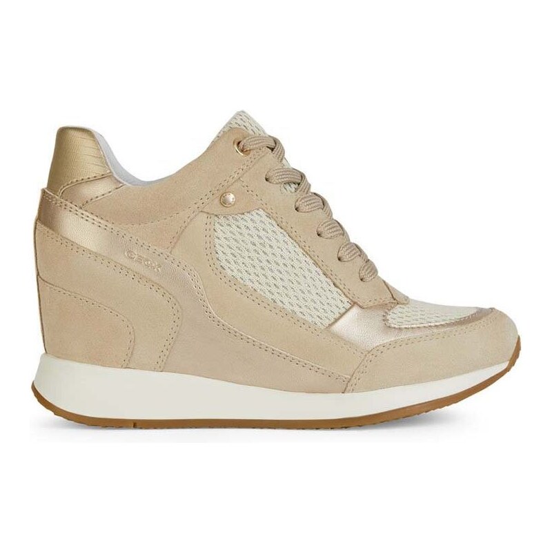 Sneakers boty Geox D NYDAME béžová barva, D540QA 022AS C6738