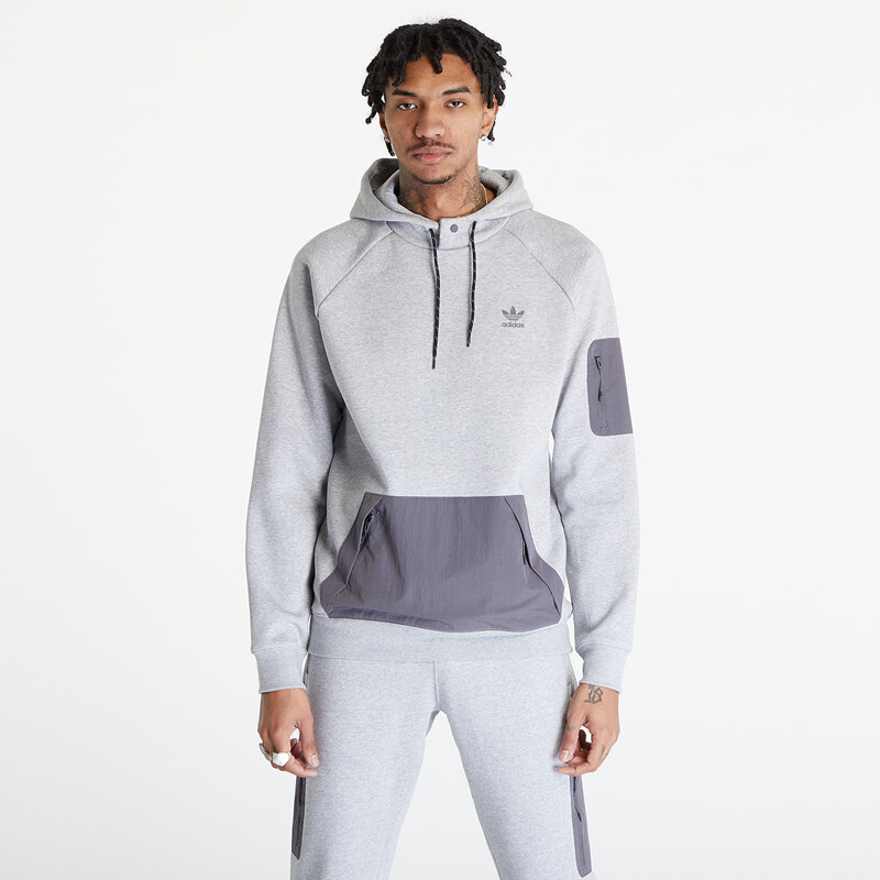 adidas Originals Pánská mikina adidas Hoodie Medium Grey Heather