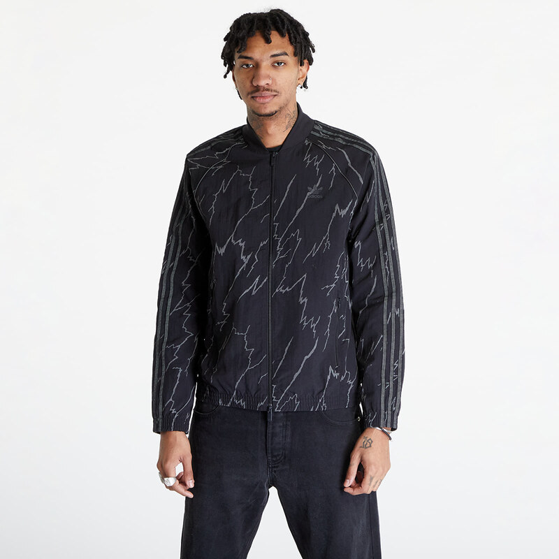 adidas Originals Pánská bunda adidas Allover Print Sst Jacket Black