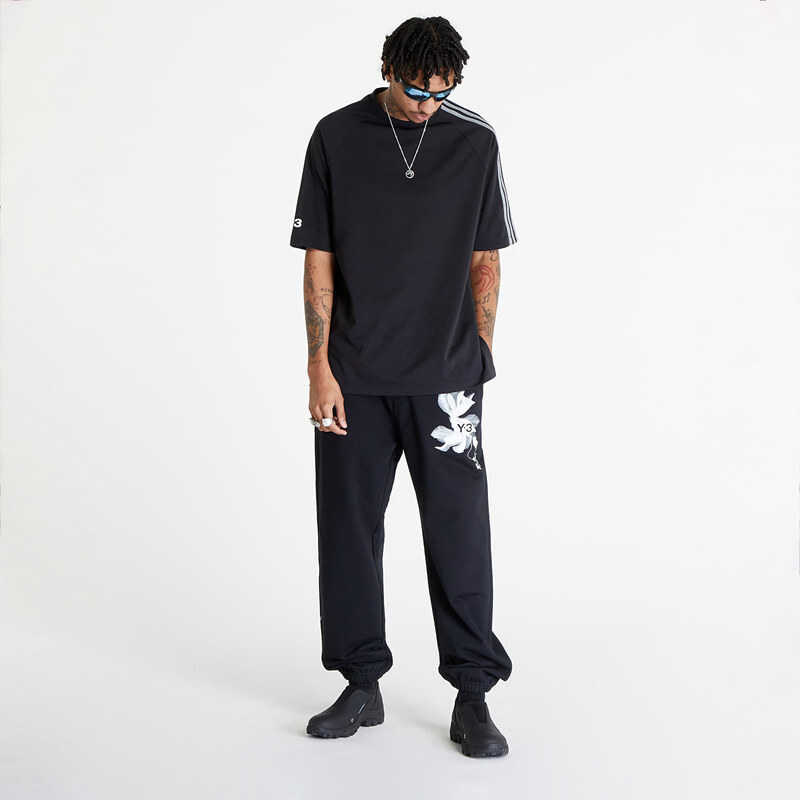 Pánské tepláky Y-3 Graphic French Terry Pants UNISEX Black