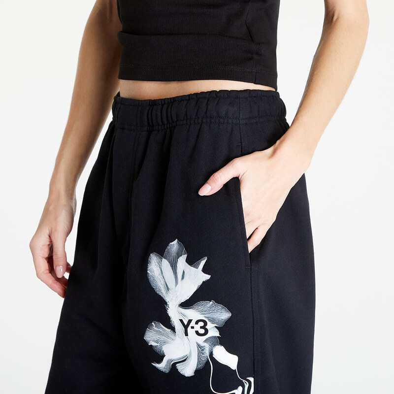 Pánské tepláky Y-3 Graphic French Terry Pants UNISEX Black