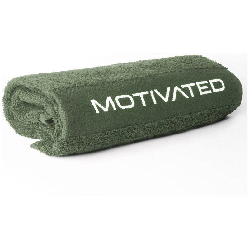 MOTIVATED - Ručník do fitka 387 (army zelená)