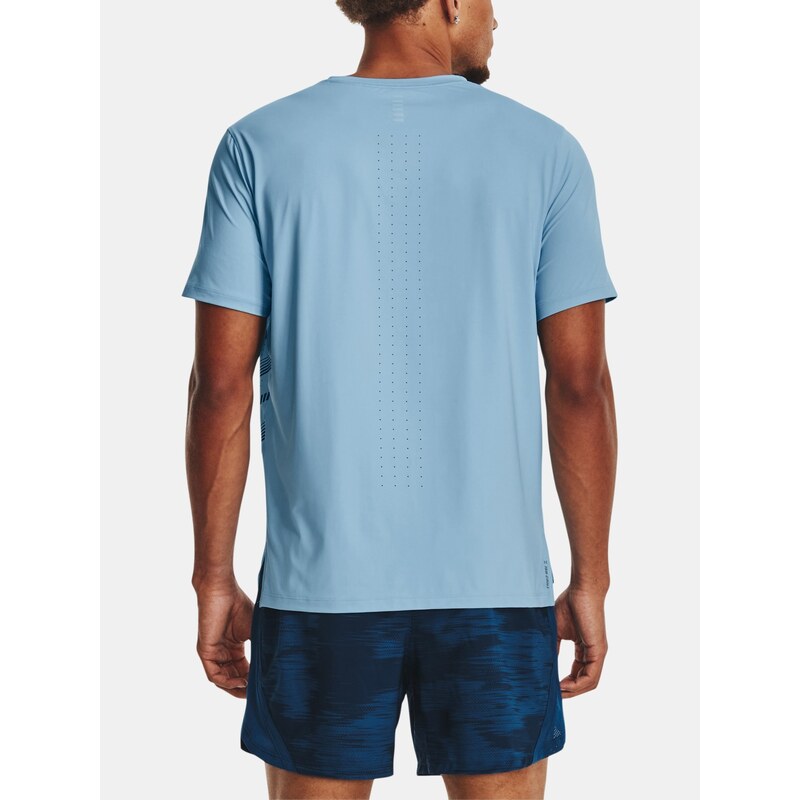 Under Armour Tričko UA LASER SHORTSLEEVE-BLU - Pánské