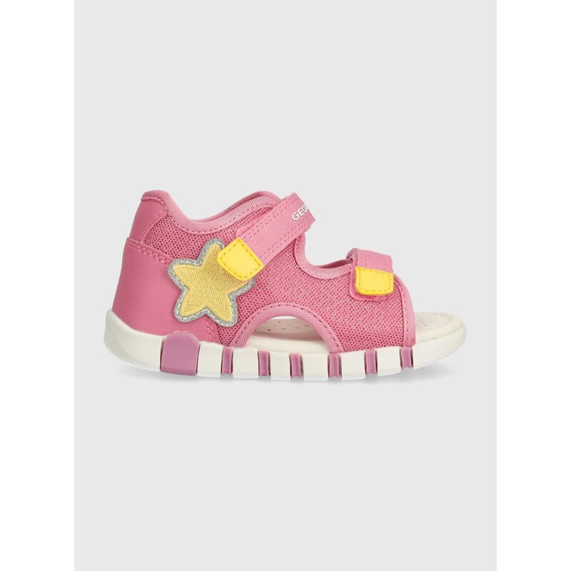 Dětské sandály Geox SANDAL IUPIDOO růžová barva