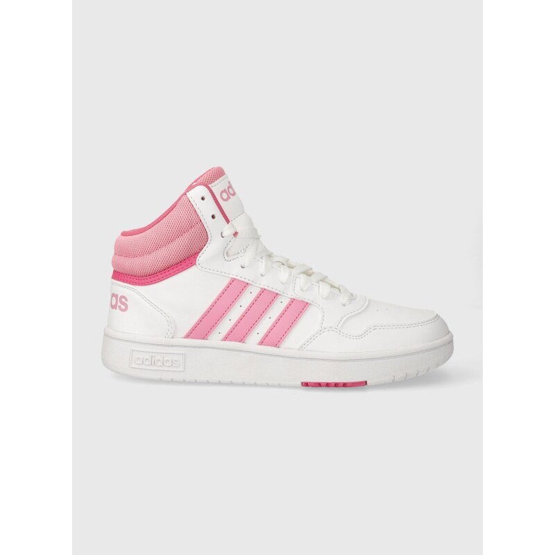 Dětské sneakers boty adidas Originals HOOPS 3.0 MID K růžová barva