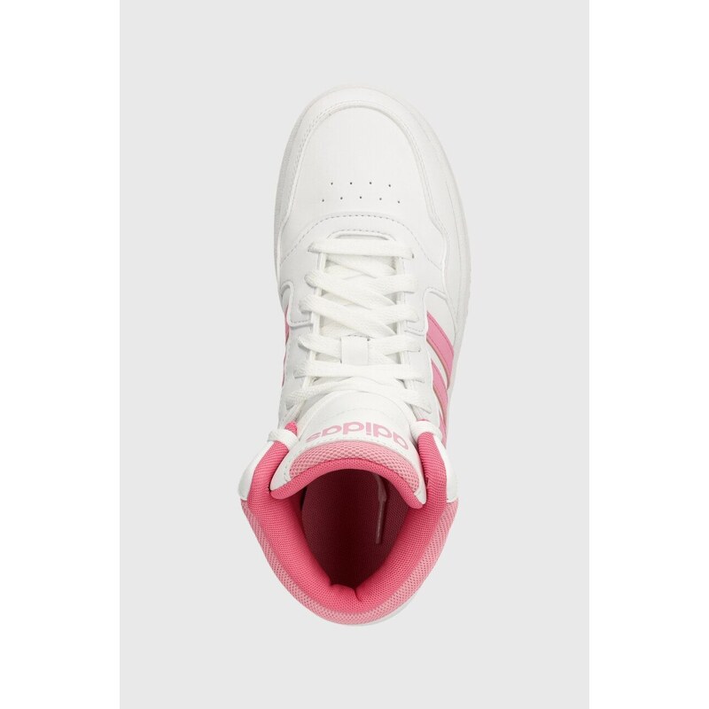 Dětské sneakers boty adidas Originals HOOPS 3.0 MID K růžová barva