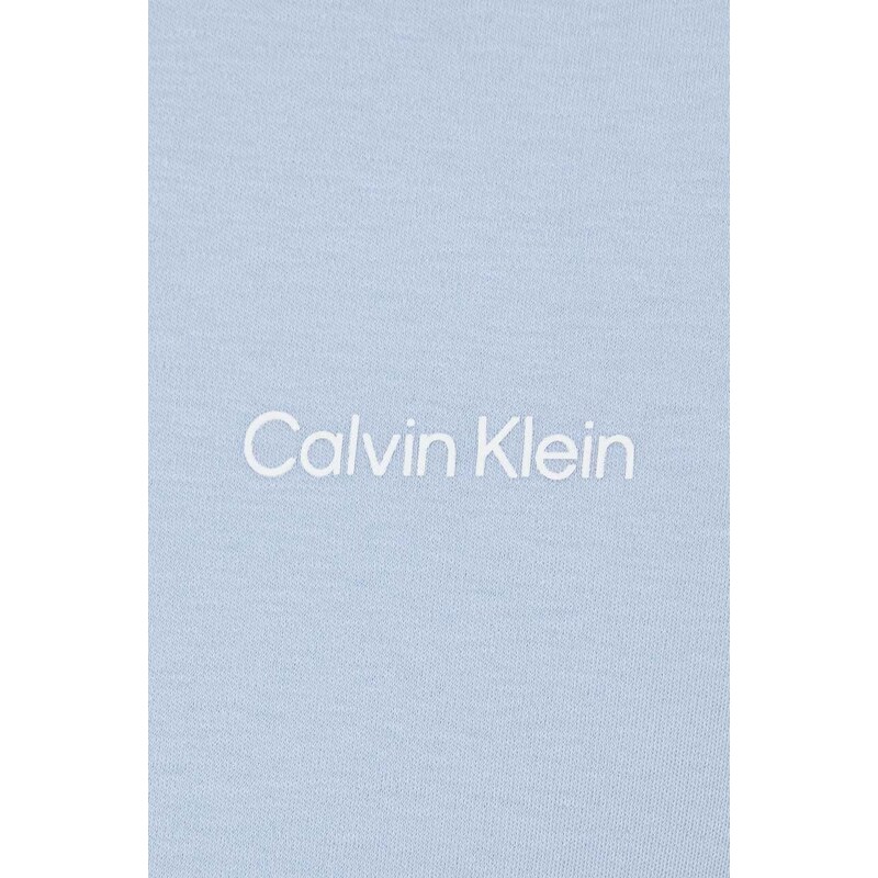 Bavlněné tričko Calvin Klein oranžová barva