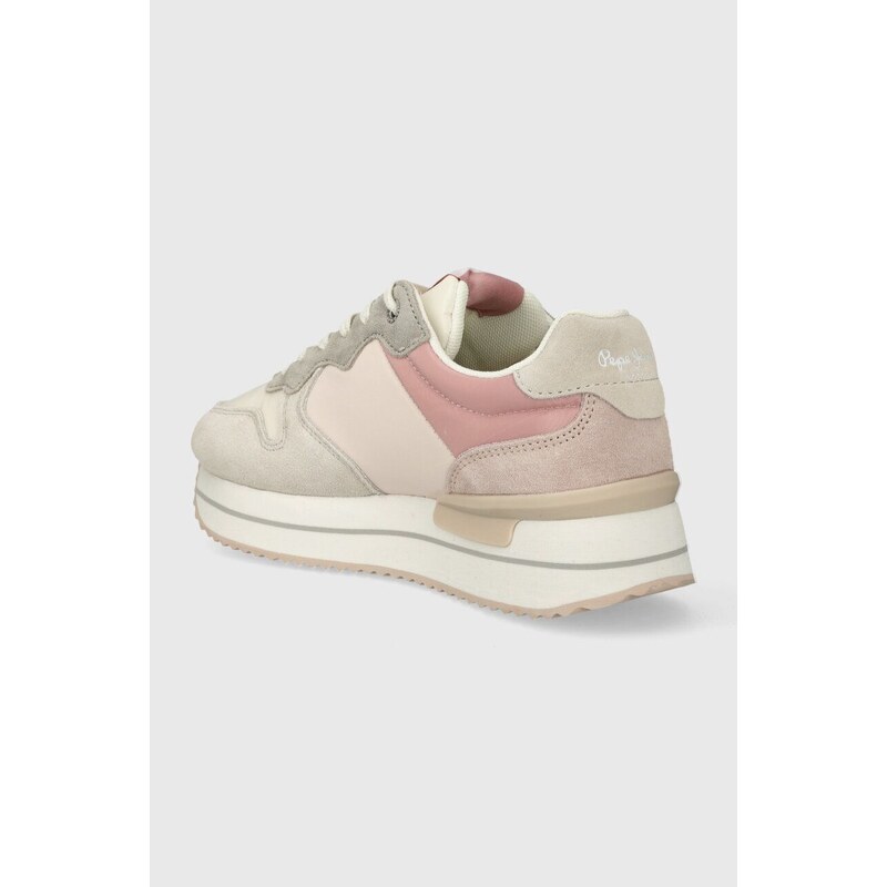 Sneakers boty Pepe Jeans PLS40003 růžová barva, RUSPER JELLY