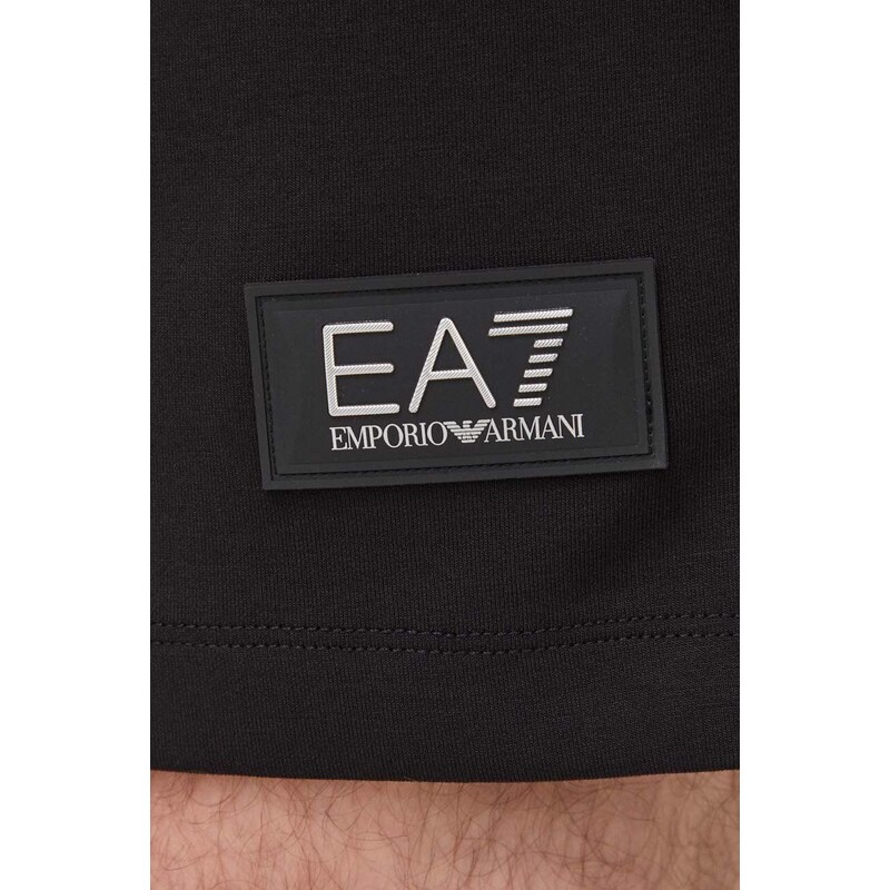 Kraťasy EA7 Emporio Armani pánské, černá barva