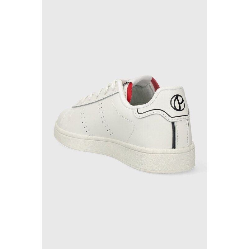 Dětské kožené sneakers boty Pepe Jeans PLAYER BASIC B bílá barva