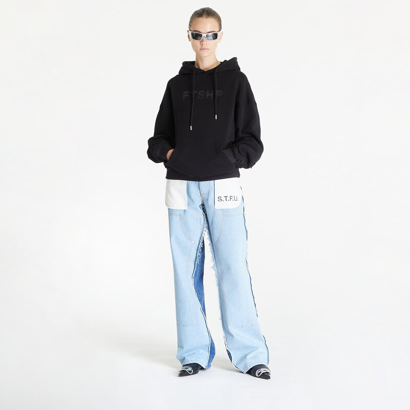 HERON PRESTON Washed Insideout Carpenter Indigo/ Black