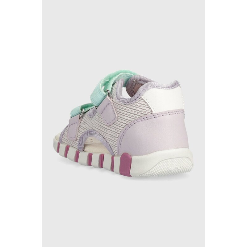 Dětské sandály Geox SANDAL IUPIDOO fialová barva