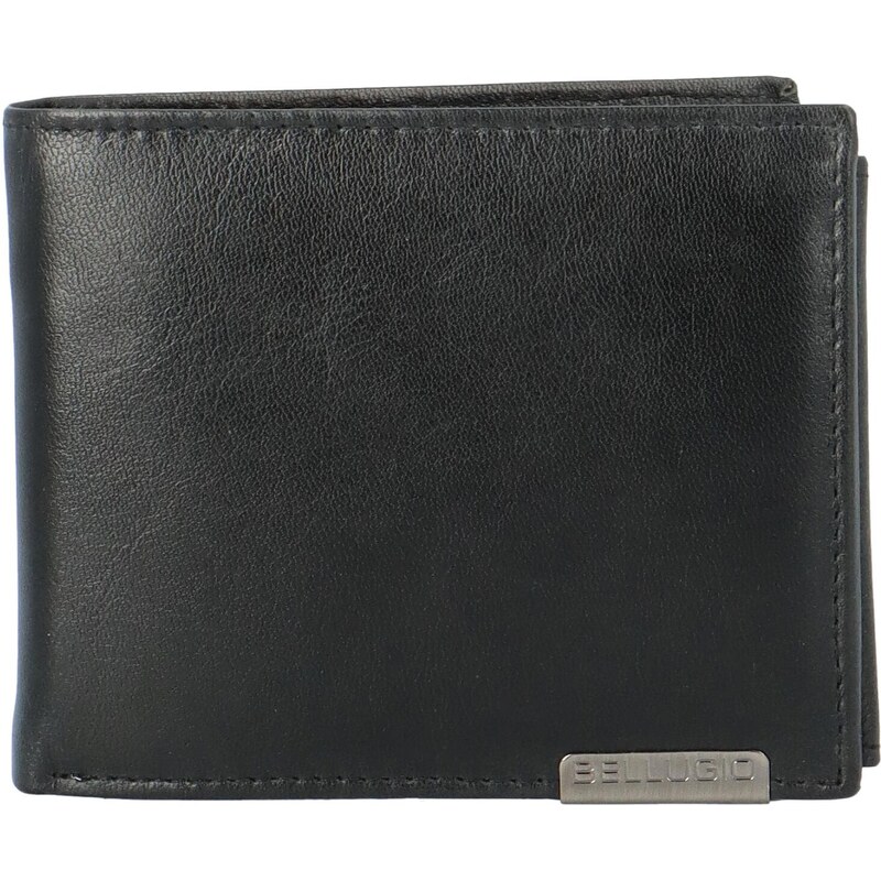 Pánská kožená peněženka černá - Bellugio Stendorff černá