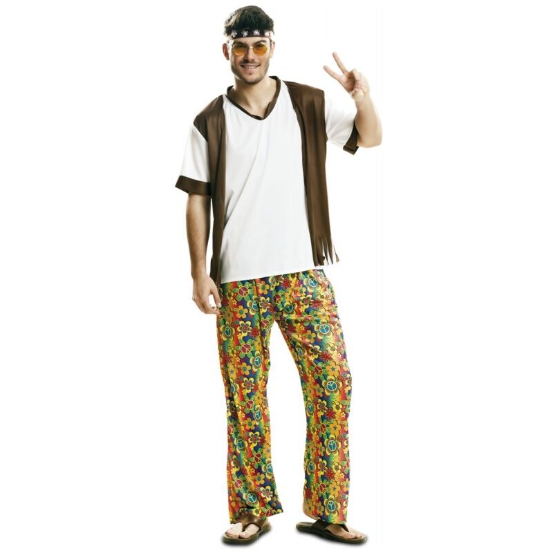 Kostým Happy hippie boy Velikost M/L 50-52