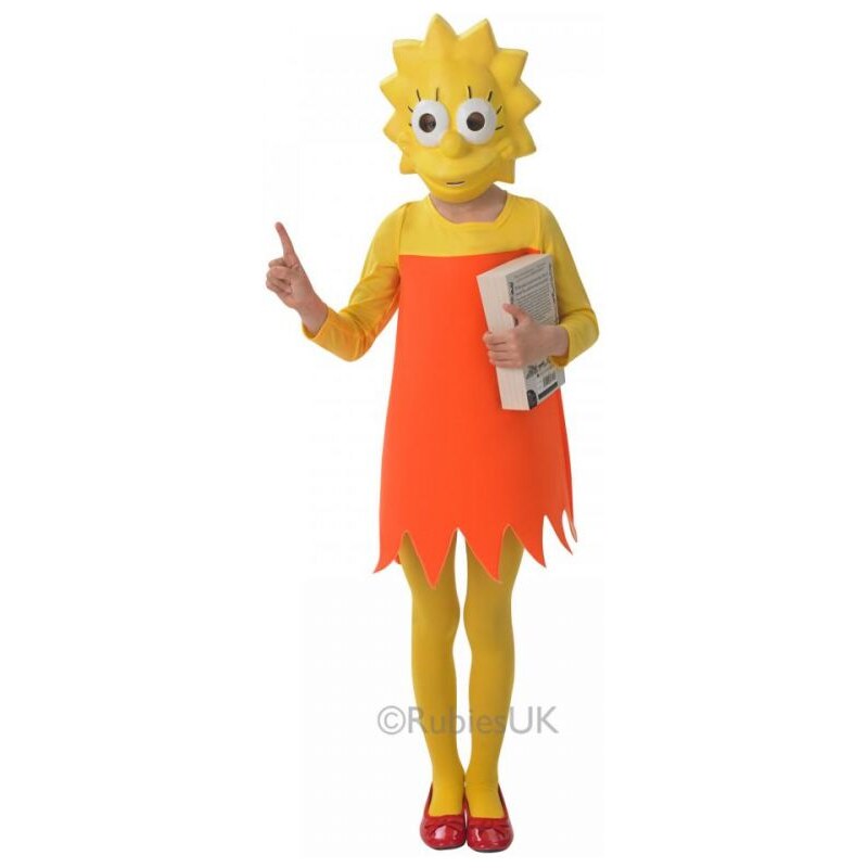 Dětský kostým Lisa Simpsonová Simpsonovi Pro věk (roků) 5-6