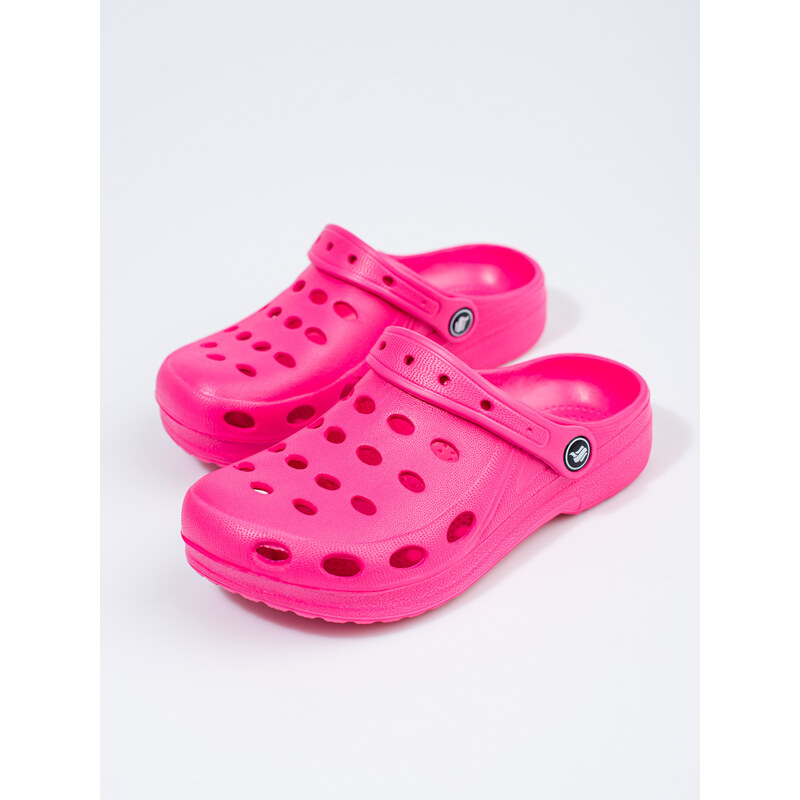 Shelvt girls' slippers pink light