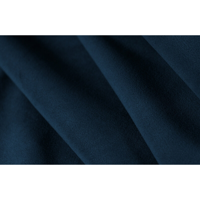 Královsky modrá sametová třímístná pohovka Cosmopolitan Design Chicago 262 cm, levá
