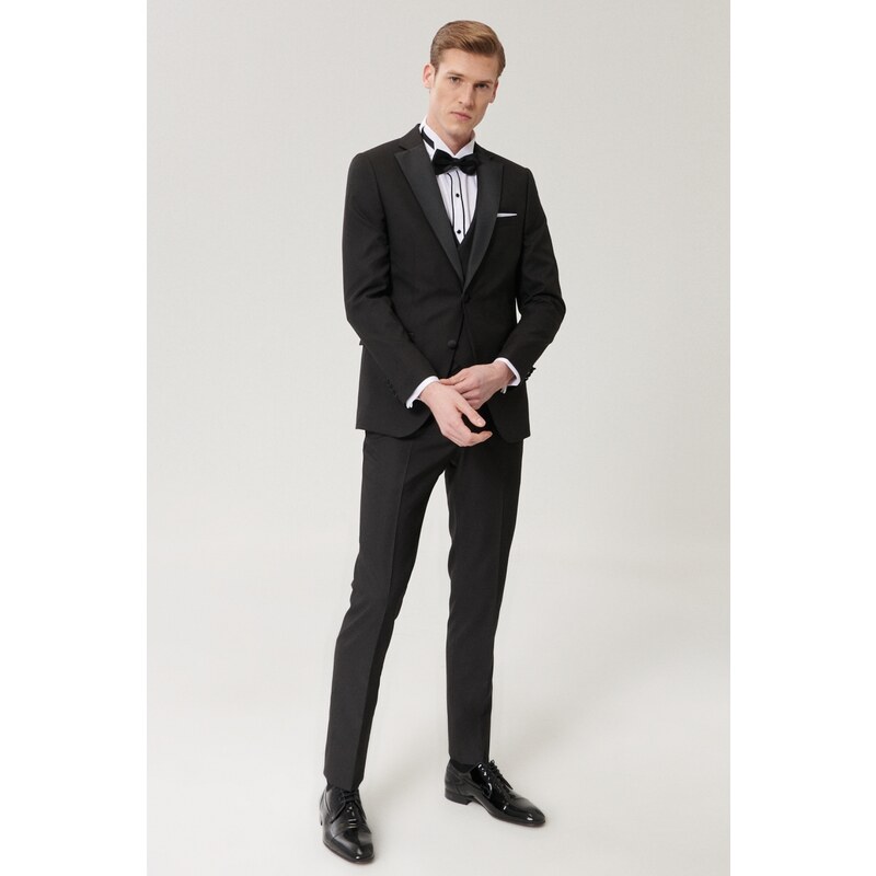 ALTINYILDIZ CLASSICS Men's Slim Fit Slim Fit Vest Tuxedo Tuxedo.