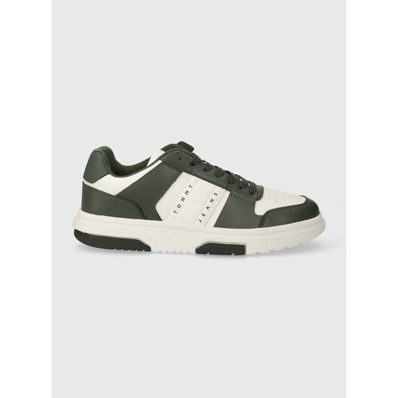 Kožené sneakers boty Tommy Jeans TJM LEATHER CUPSOLE 2.0 EM0EM01283