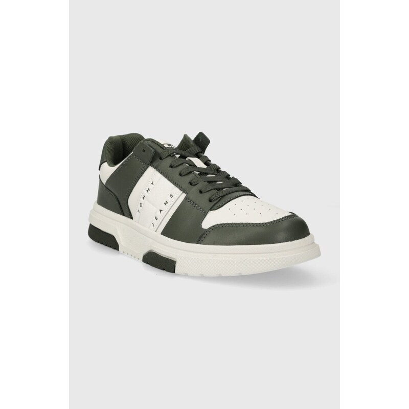 Kožené sneakers boty Tommy Jeans TJM LEATHER CUPSOLE 2.0 EM0EM01283