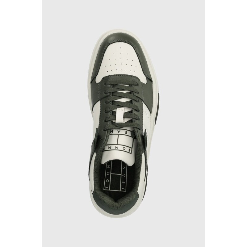 Kožené sneakers boty Tommy Jeans TJM LEATHER CUPSOLE 2.0 EM0EM01283