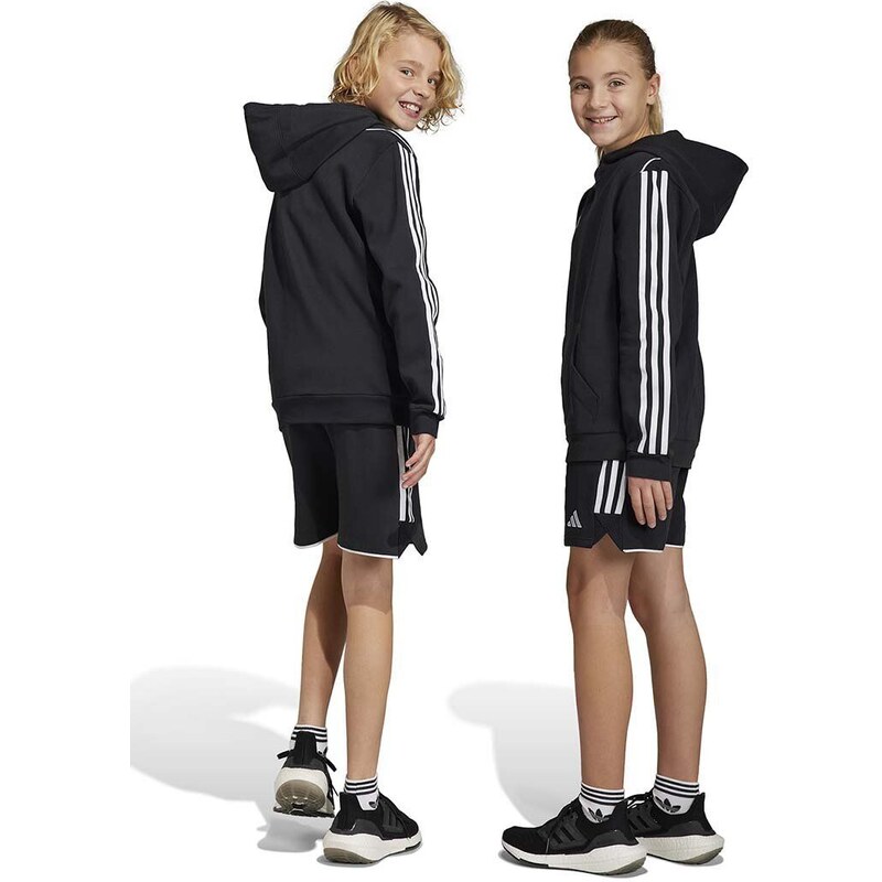 Dětské kraťasy adidas Performance TIRO23L SW SHOY černá barva, nastavitelný pas