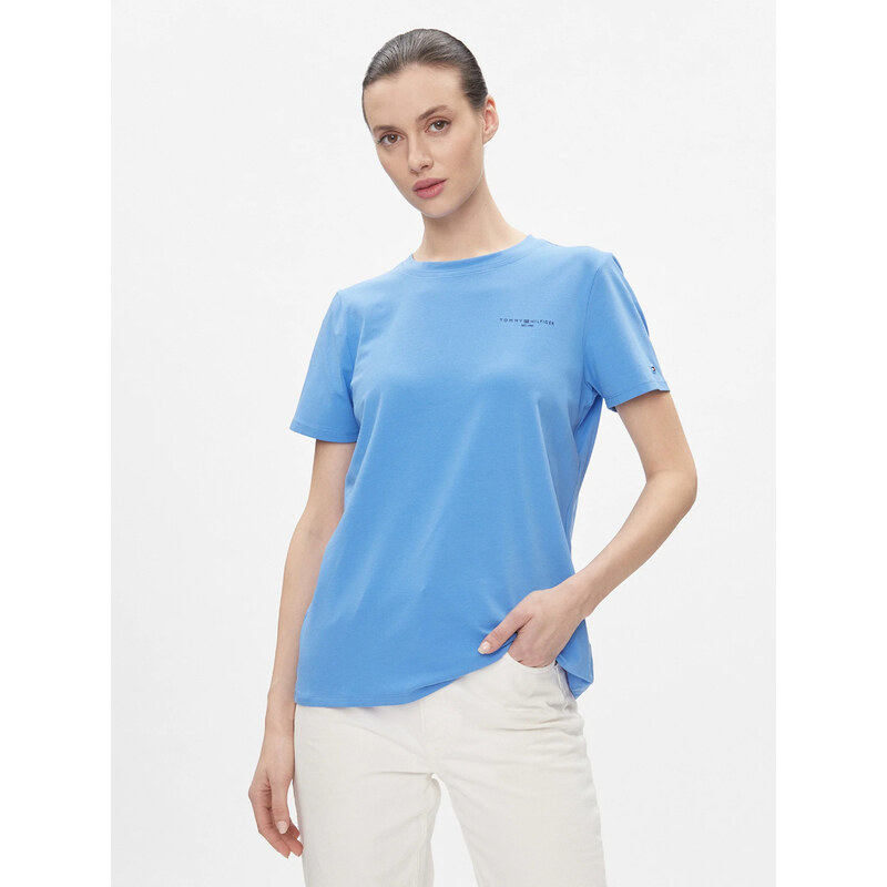 Tommy Hilfiger dámské modré tričko 1985