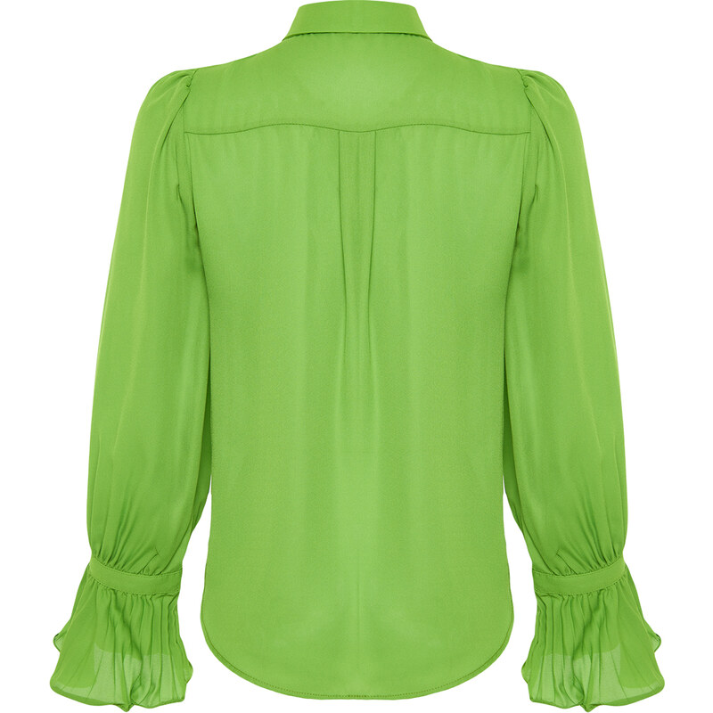 Trendyol Khaki Spanish Sleeve Woven Shirt