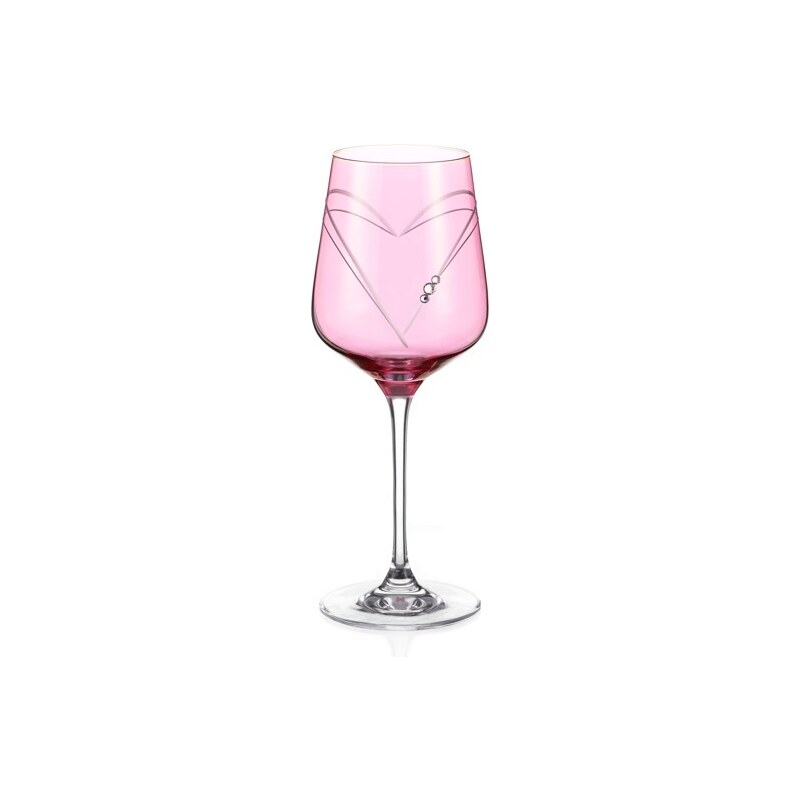 Diamante JFY Pink Hearts wine 450 ml