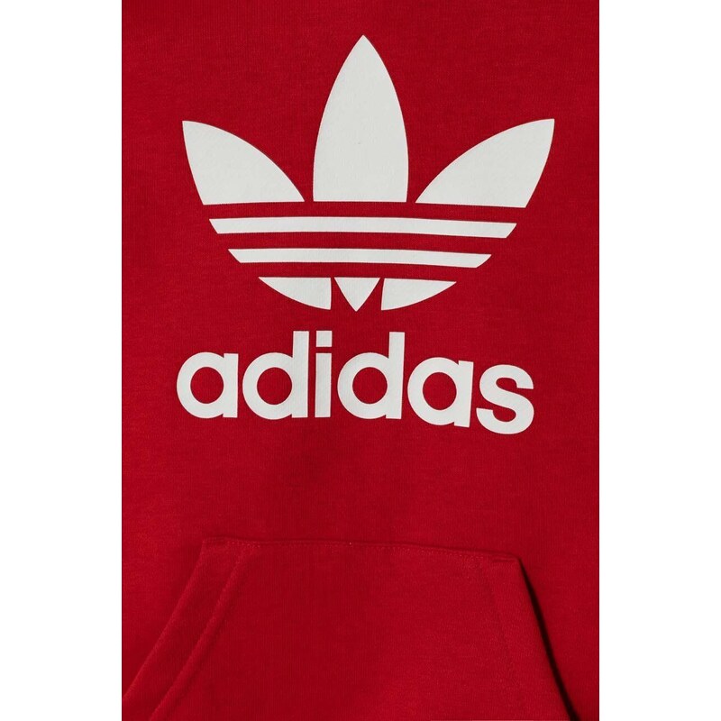 Dětská souprava adidas Originals červená barva