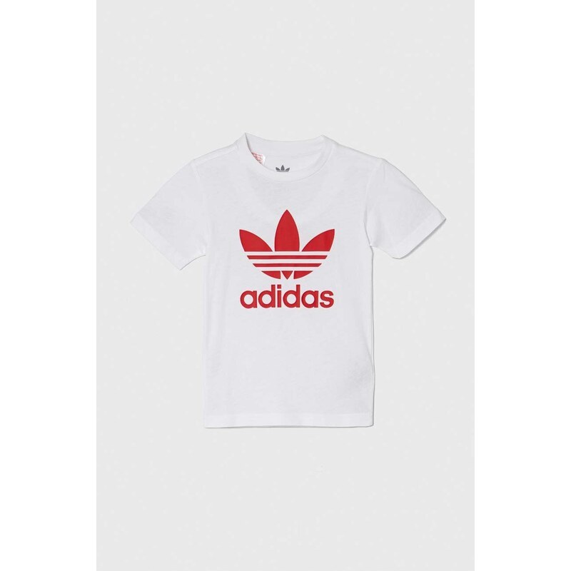 Dětská souprava adidas Originals červená barva