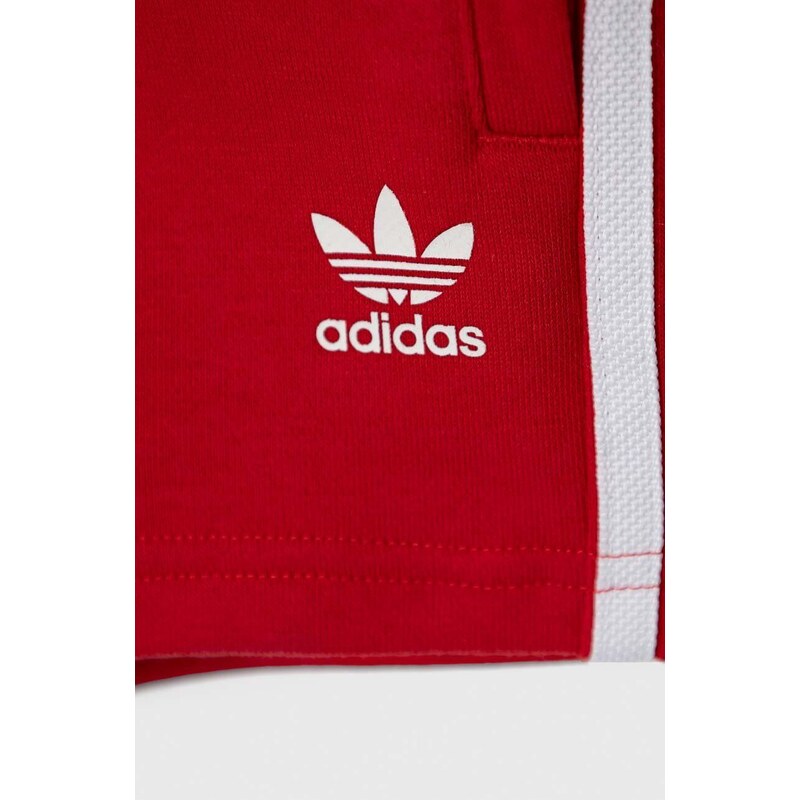 Dětská souprava adidas Originals červená barva