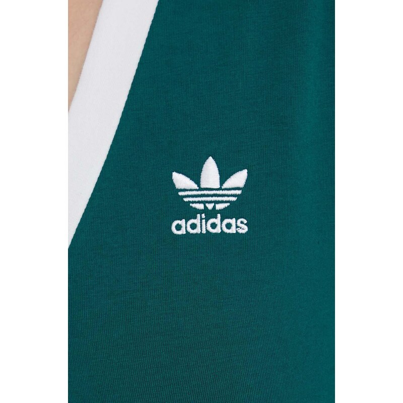 Šaty adidas Originals zelená barva, maxi, IP2991