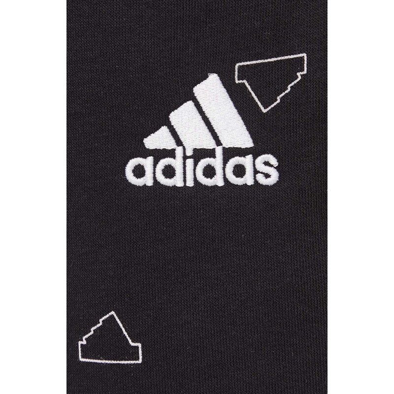 Kraťasy adidas pánské, černá barva, IV9360