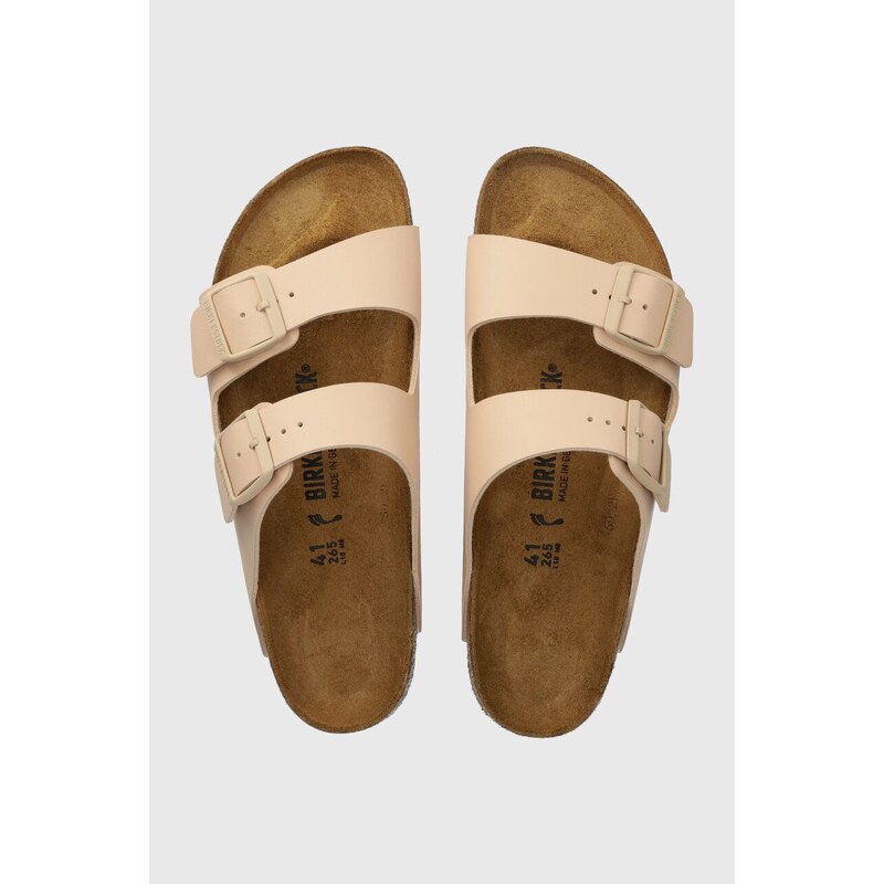 Pantofle Birkenstock Arizona dámské, béžová barva, 1027723