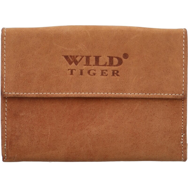 WILD collection Pánská kožená peněženka camel - Wild Roben Camel