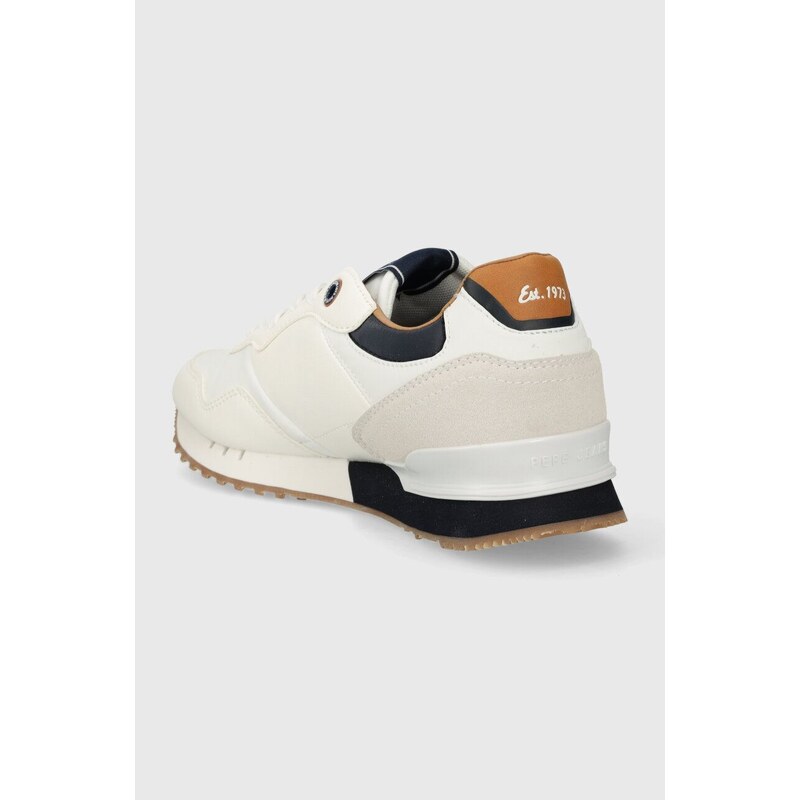 Sneakers boty Pepe Jeans PMS40002 bílá barva, LONDON COURT M